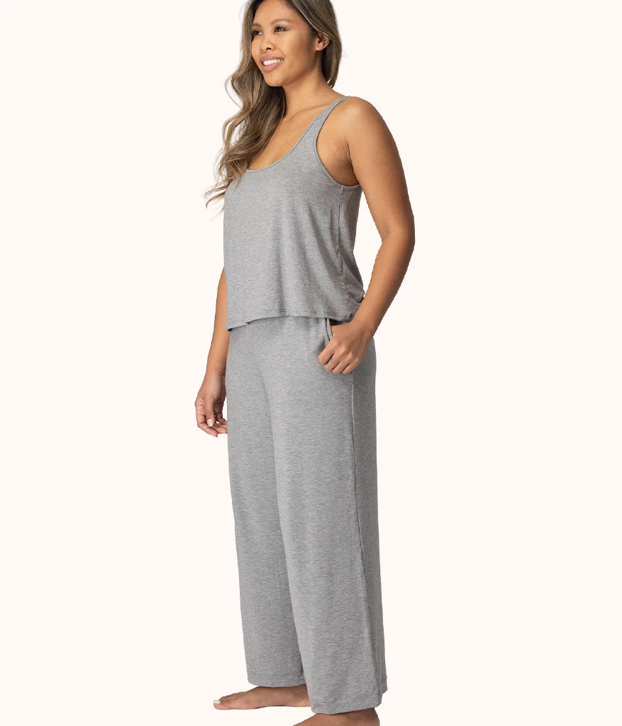 The All-Day Wide Leg Pant: Heather Grey 1 The All-Day Wide Leg Pant: Heather Grey