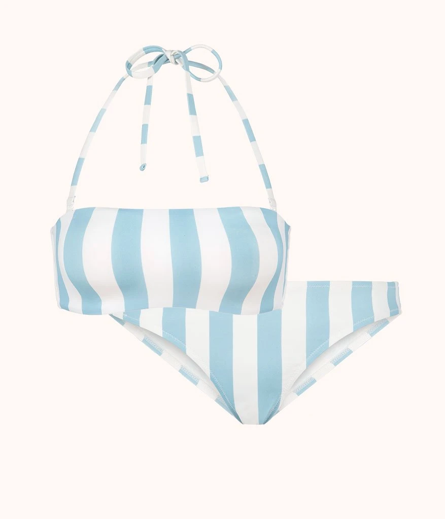 The Bandeau & Bikini Swim Bundle: Cabana Stripe 1 The Bandeau & Bikini Swim Bundle: Cabana Stripe