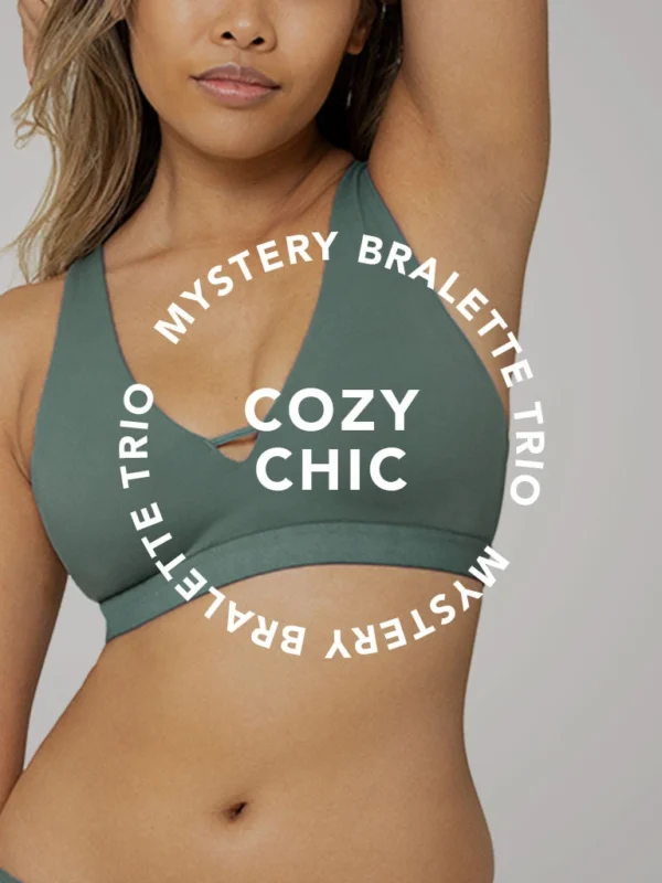 Cozy Chic Mystery Bralette Trio