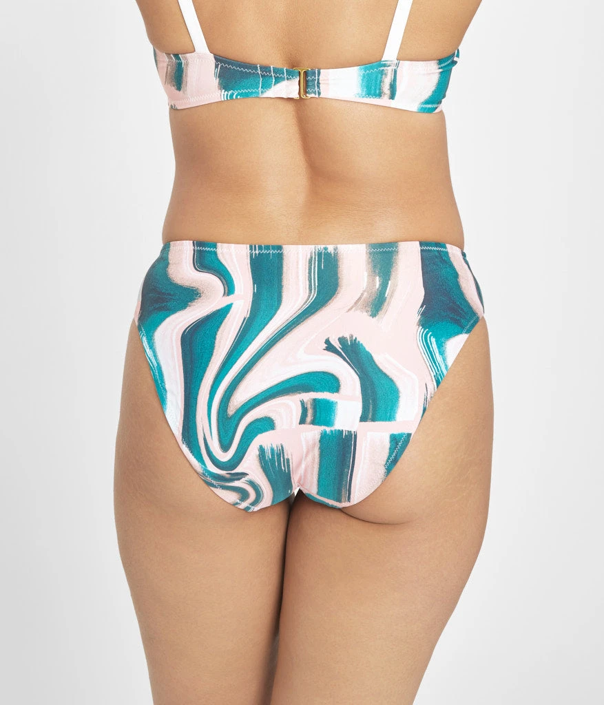 The Swim High Waist Bikini Bottom: Paint Brush 2 The Swim High Waist Bikini Bottom: Paint Brush - Image 2