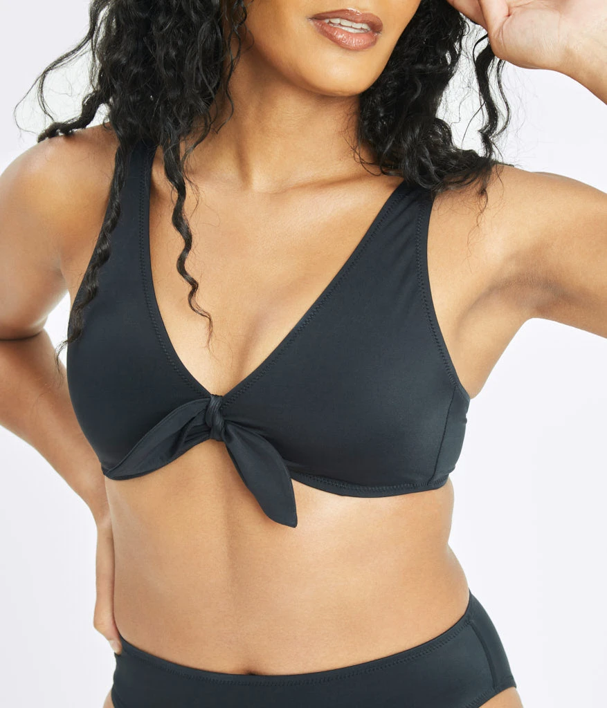 The Plunge Bralette & Bikini Swim Bundle: Jet Black 2 The Plunge Bralette & Bikini Swim Bundle: Jet Black - Image 2