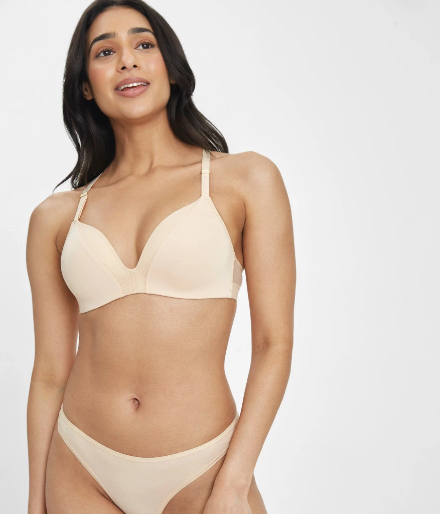 The All-Day Deep V No-Wire: Toasted Almond 2 The All-Day Deep V No-Wire: Toasted Almond - Image 2