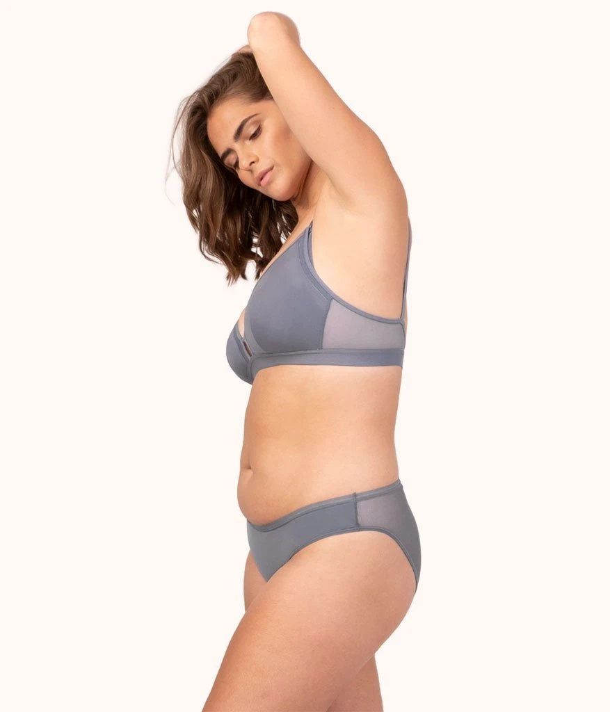 The Busty Nursing Bralette: Smoke 2 The Busty Nursing Bralette: Smoke - Image 2