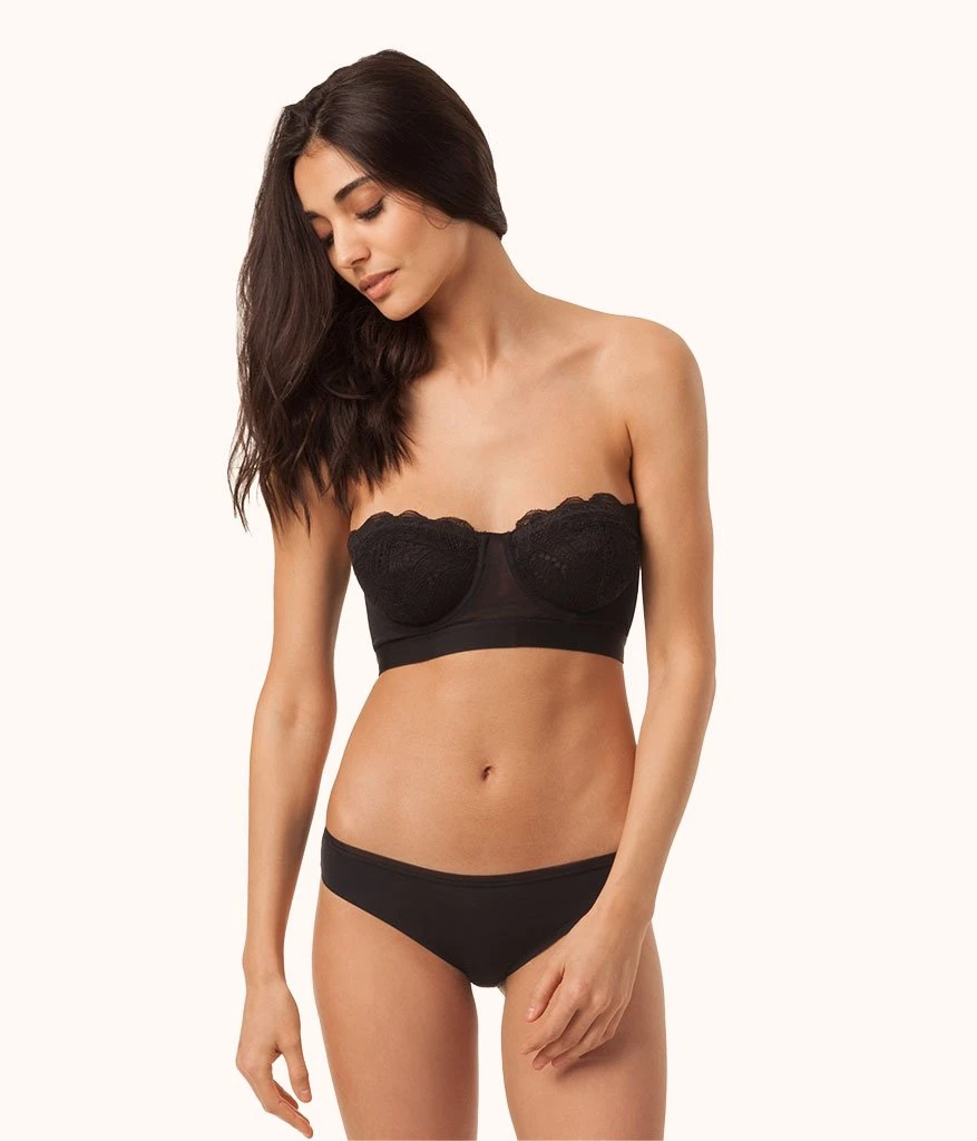 The Lace Strapless Bundle: Jet Black/Toasted Almond 2 The Lace Strapless Bundle: Jet Black/Toasted Almond - Image 2