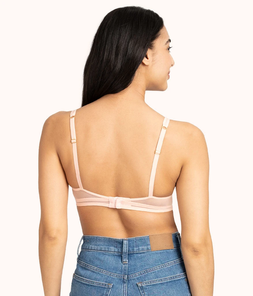 The Mesh Trim Bralette: Retro Blooms 3 The Mesh Trim Bralette: Retro Blooms - Image 3
