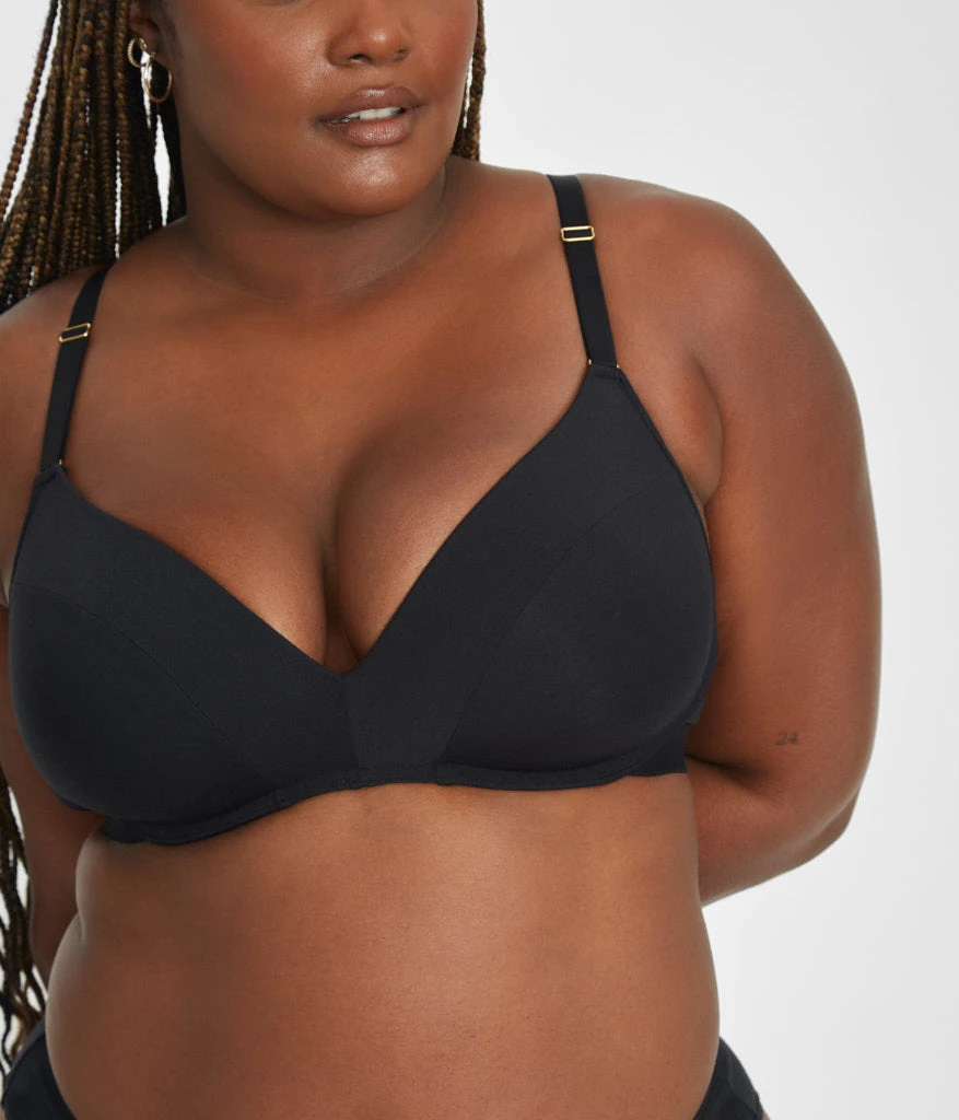 All-Day No-Wire Push-Up Bra Bundle: Jet Black/Toasted Almond 3 All-Day No-Wire Push-Up Bra Bundle: Jet Black/Toasted Almond - Image 3