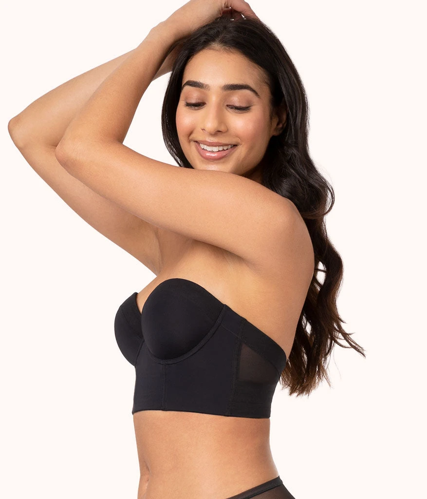 The Low Back Strapless: Jet Black 3 The Low Back Strapless: Jet Black - Image 3