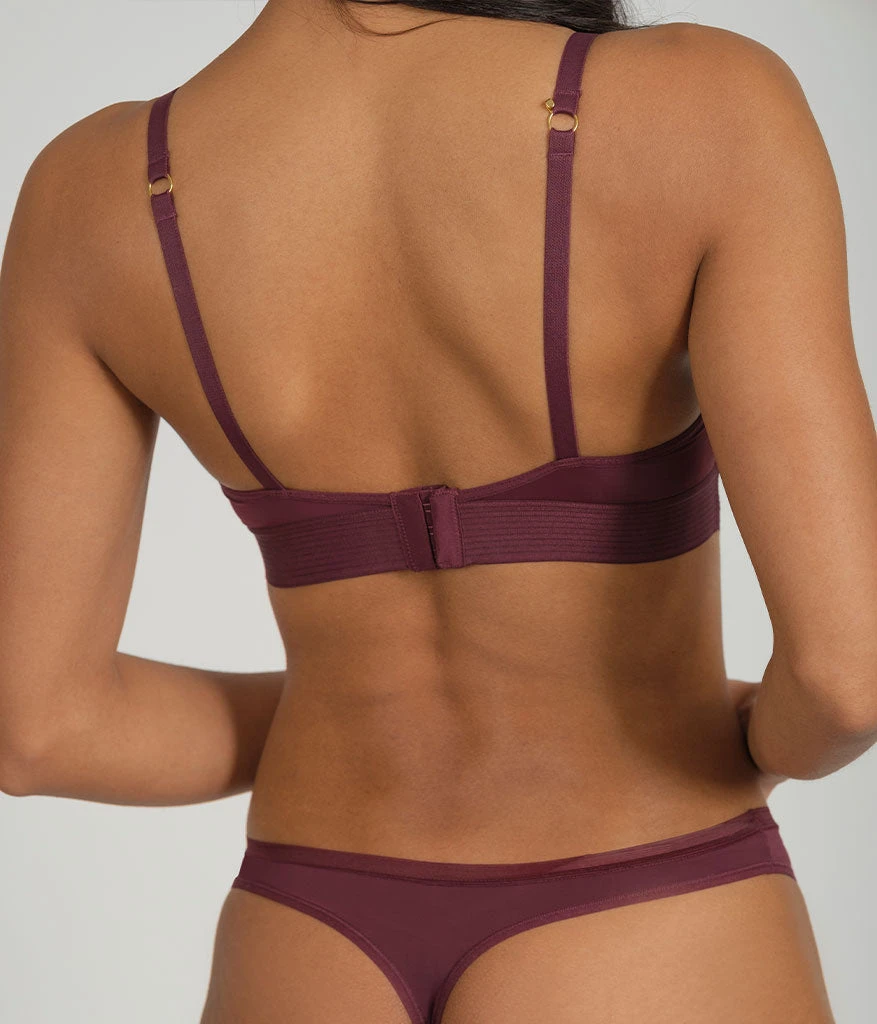 The Spacer Bra: Plum 4 The Spacer Bra: Plum - Image 4