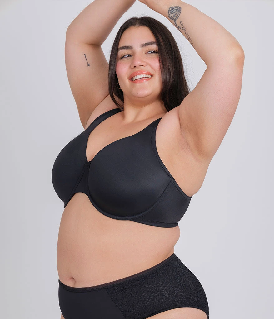 The Minimizer Bra: Jet Black 4 The Minimizer Bra: Jet Black - Image 4