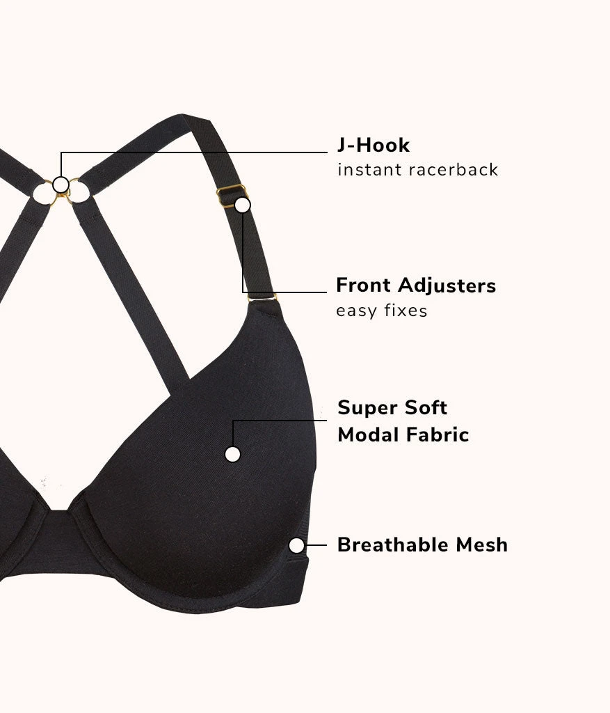 The All-Day T-Shirt Bra Bundle: Toasted Almond/Jet Black - Image 4