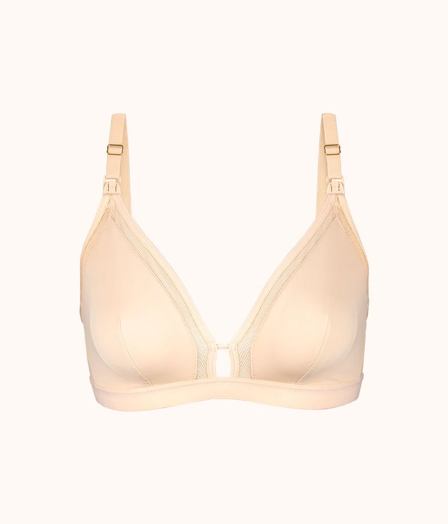 The Busty Nursing Bralette: Toasted Almond 4 The Busty Nursing Bralette: Toasted Almond - Image 4