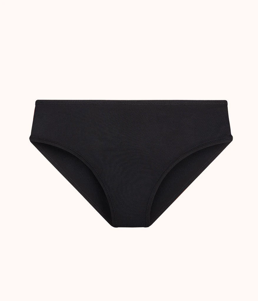 The Swim High Waist Bikini Bottom: Jet Black 5 The Swim High Waist Bikini Bottom: Jet Black - Image 5