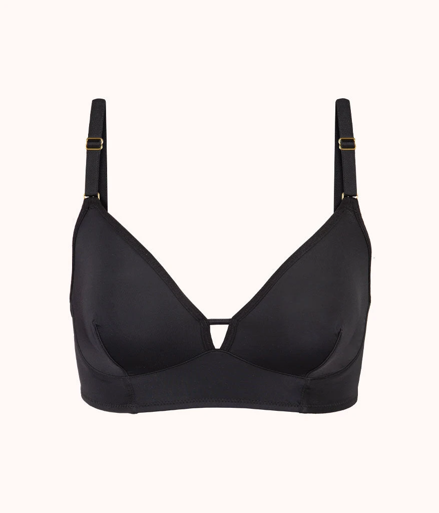 The Low Back Bralette: Jet Black 6 The Low Back Bralette: Jet Black - Image 6