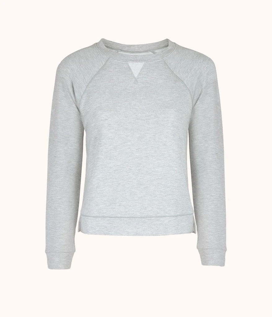 The Terry-Soft Sweatshirt: Heather Gray 5 The Terry-Soft Sweatshirt: Heather Gray - Image 5