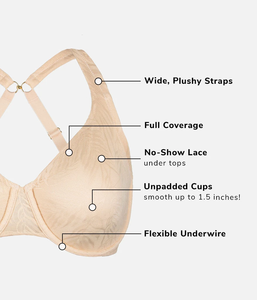 The Smooth Lace Minimizer Bra Bundle: Jet Black/Toasted Almond 4 The Smooth Lace Minimizer Bra Bundle: Jet Black/Toasted Almond - Image 4