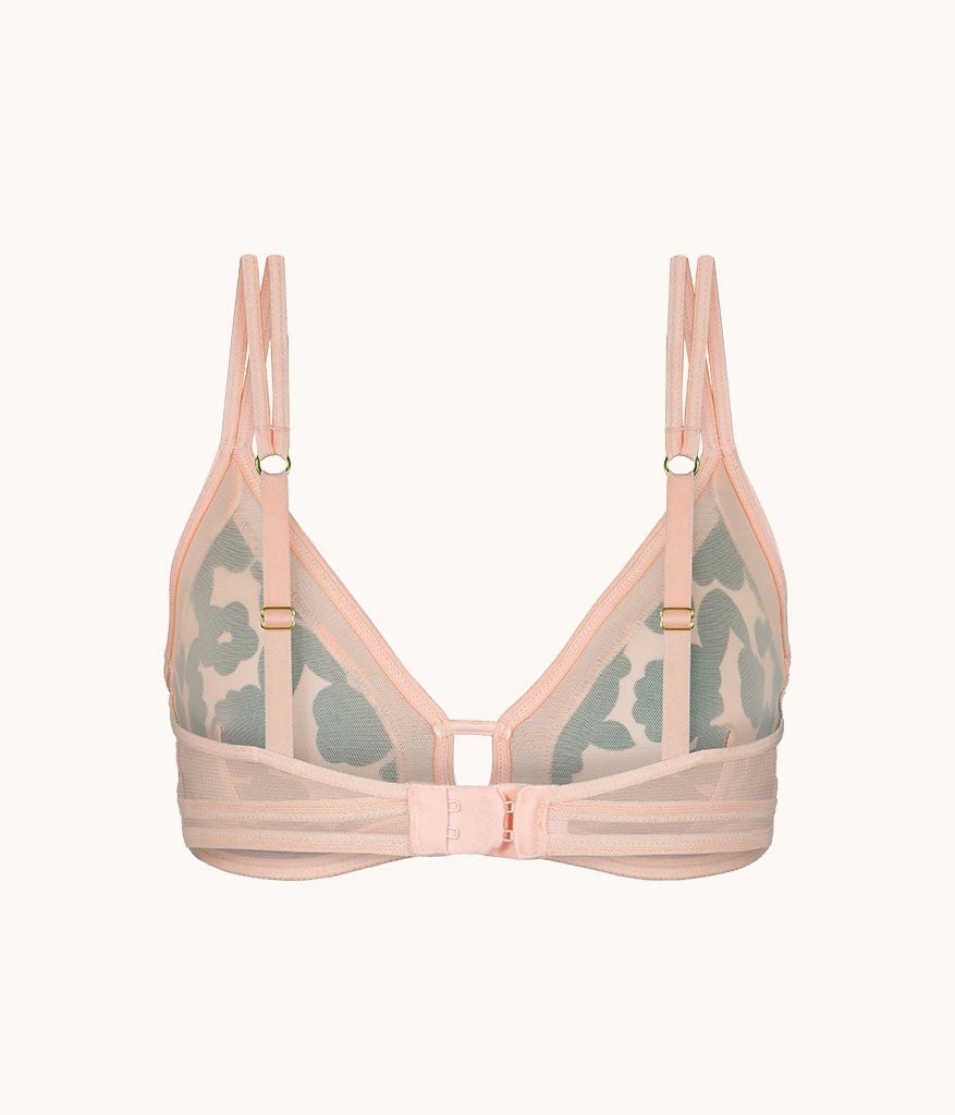 The Mesh Trim Bralette: Retro Blooms 5 The Mesh Trim Bralette: Retro Blooms - Image 5