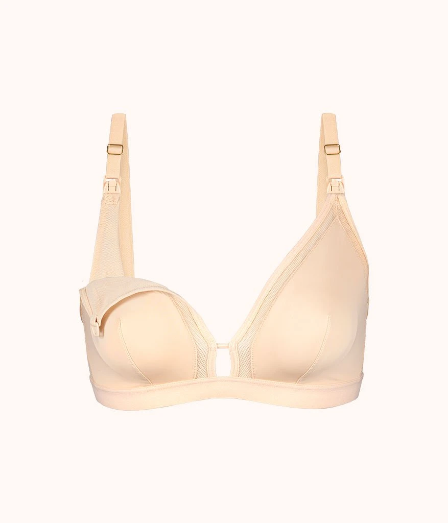 The Busty Nursing Bralette: Toasted Almond 5 The Busty Nursing Bralette: Toasted Almond - Image 5