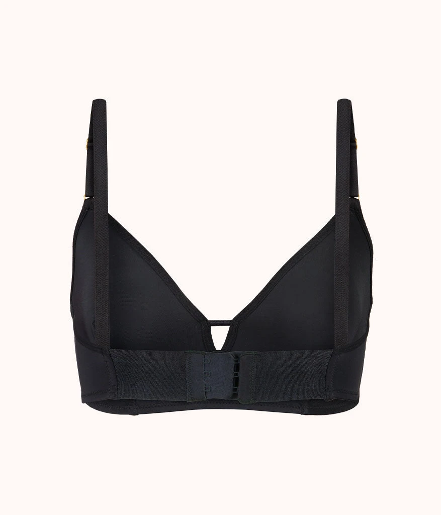 The Low Back Bralette: Jet Black 7 The Low Back Bralette: Jet Black - Image 7