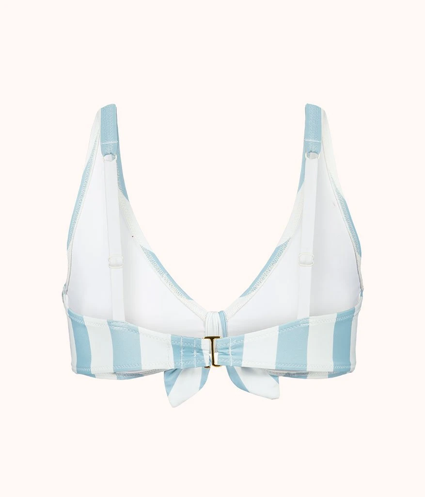 The Swim Plunge Bralette: Cabana Stripe 6 The Swim Plunge Bralette: Cabana Stripe - Image 6
