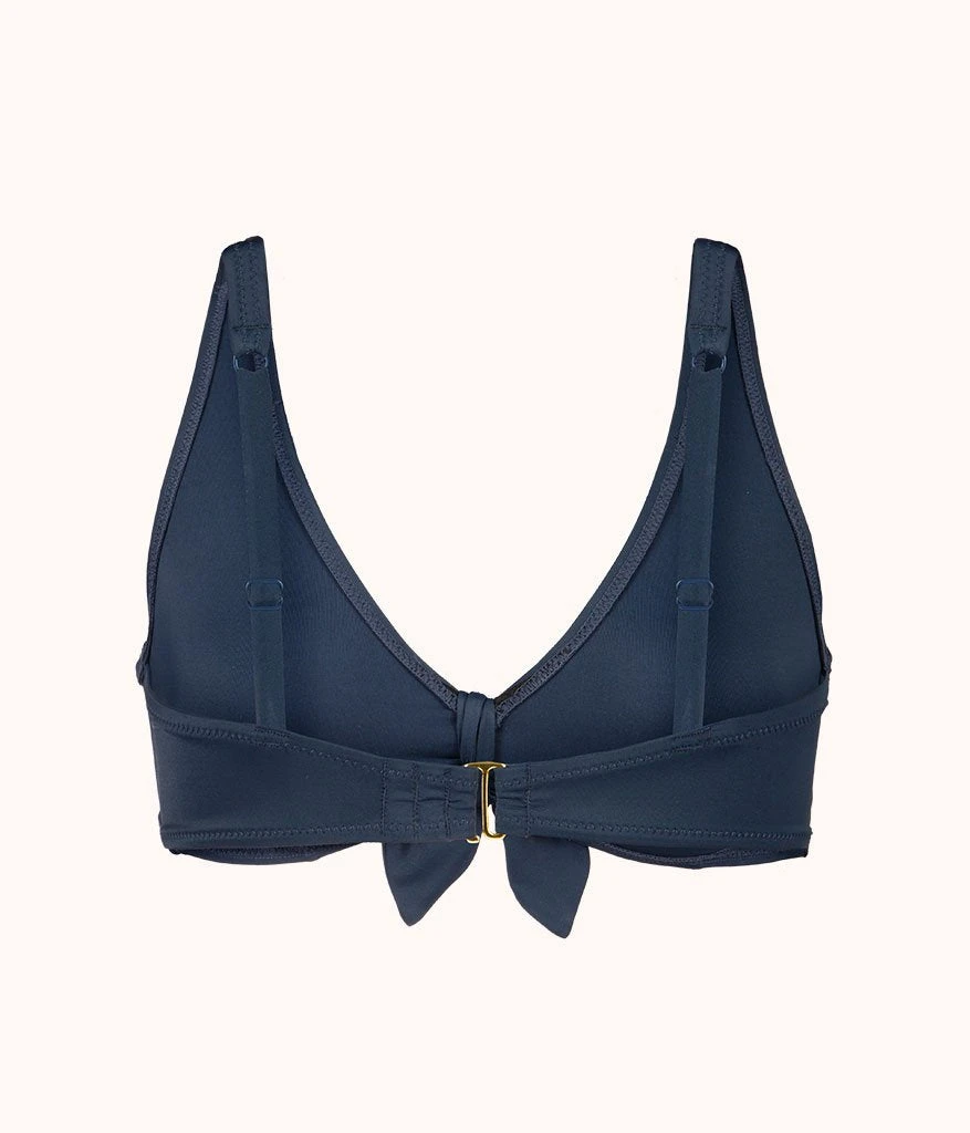 The Swim Plunge Bralette: Navy 6 The Swim Plunge Bralette: Navy - Image 6
