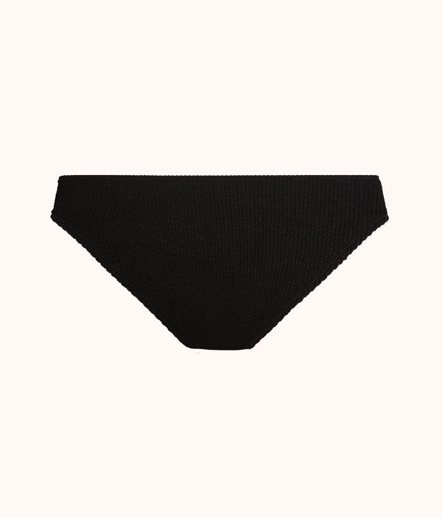 The Swim Ruched Bikini Bottom: Jet Black 5 The Swim Ruched Bikini Bottom: Jet Black - Image 5