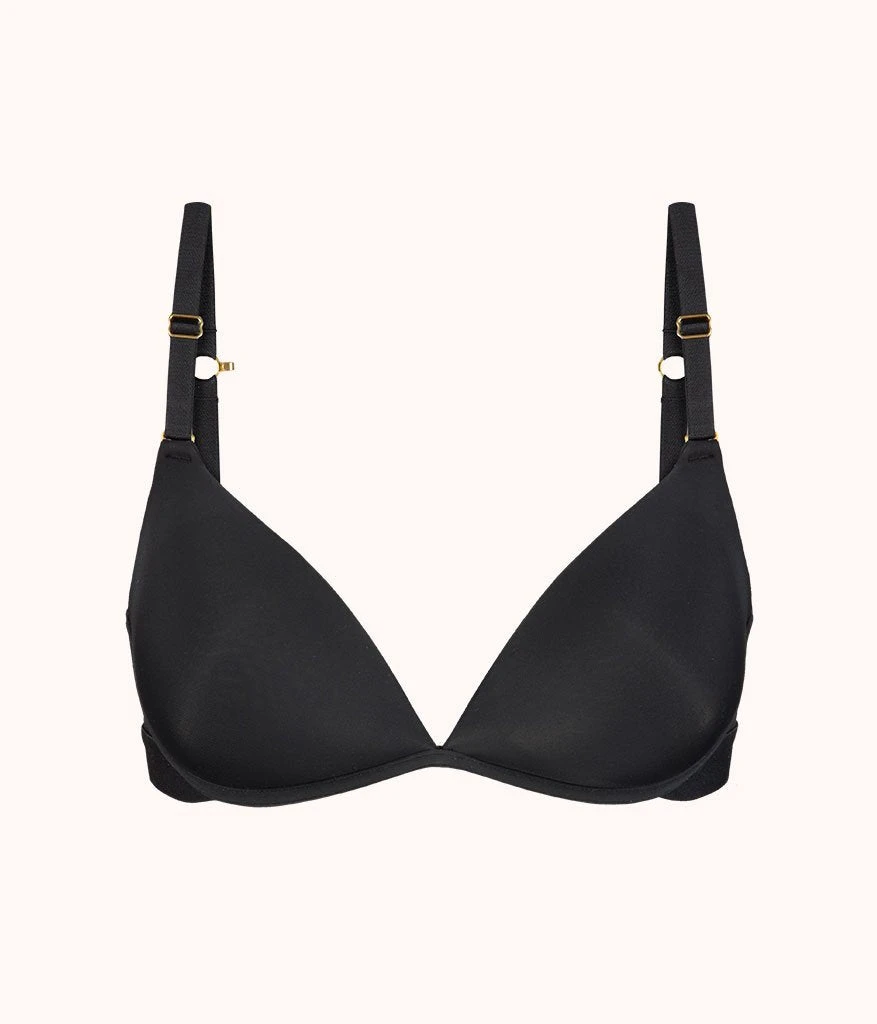 The Deep V No-Wire Push-Up: Jet Black - Image 6