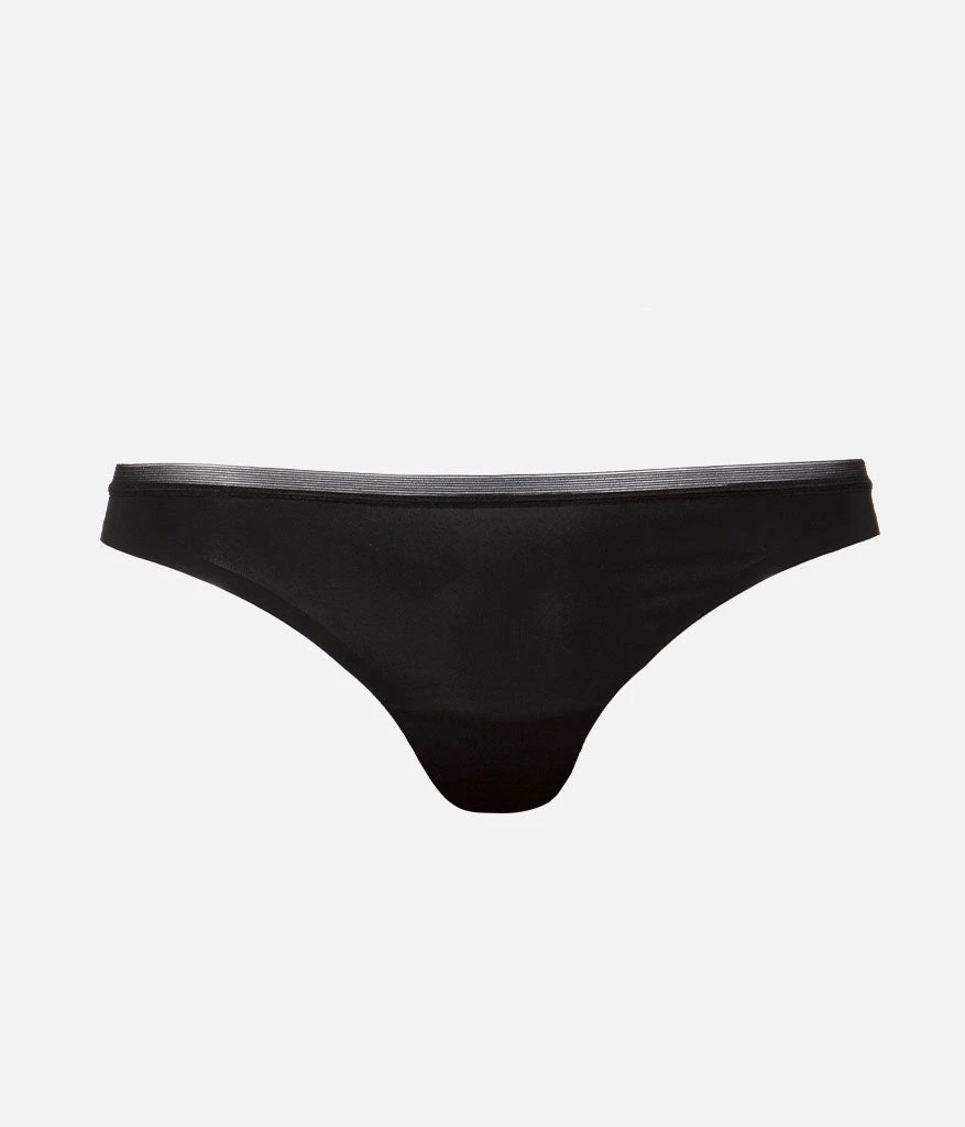The No Show Thong: Jet Black 5 The No Show Thong: Jet Black - Image 5