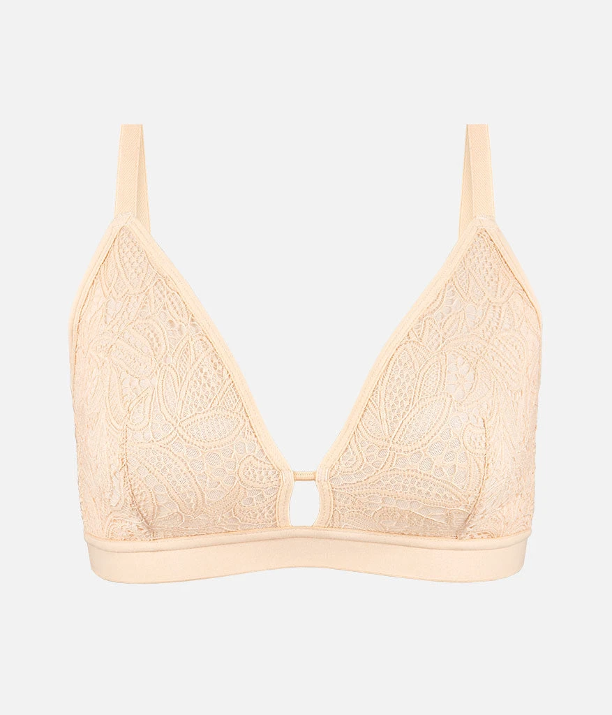 The Palm Lace Busty Bralette: Toasted Almond 8 The Palm Lace Busty Bralette: Toasted Almond - Image 8