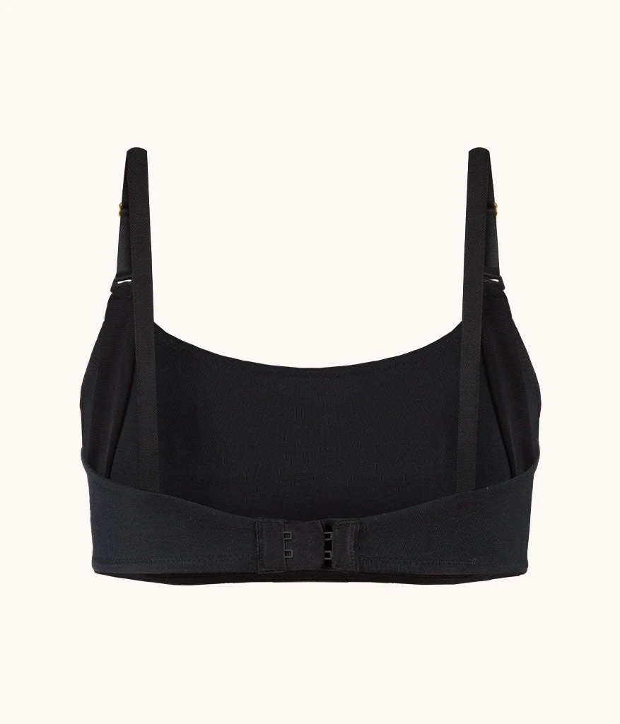 The All-Day Nursing Bralette: Jet Black 6 The All-Day Nursing Bralette: Jet Black - Image 6