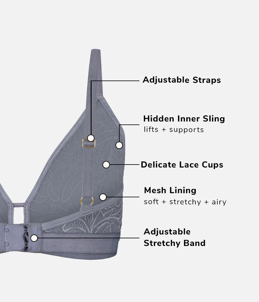 The Palm Lace Busty Bralette: Toasted Almond 10 The Palm Lace Busty Bralette: Toasted Almond - Image 10