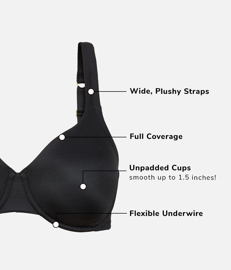 The Minimizer Bra: Jet Black 16 The Minimizer Bra: Jet Black - Image 16