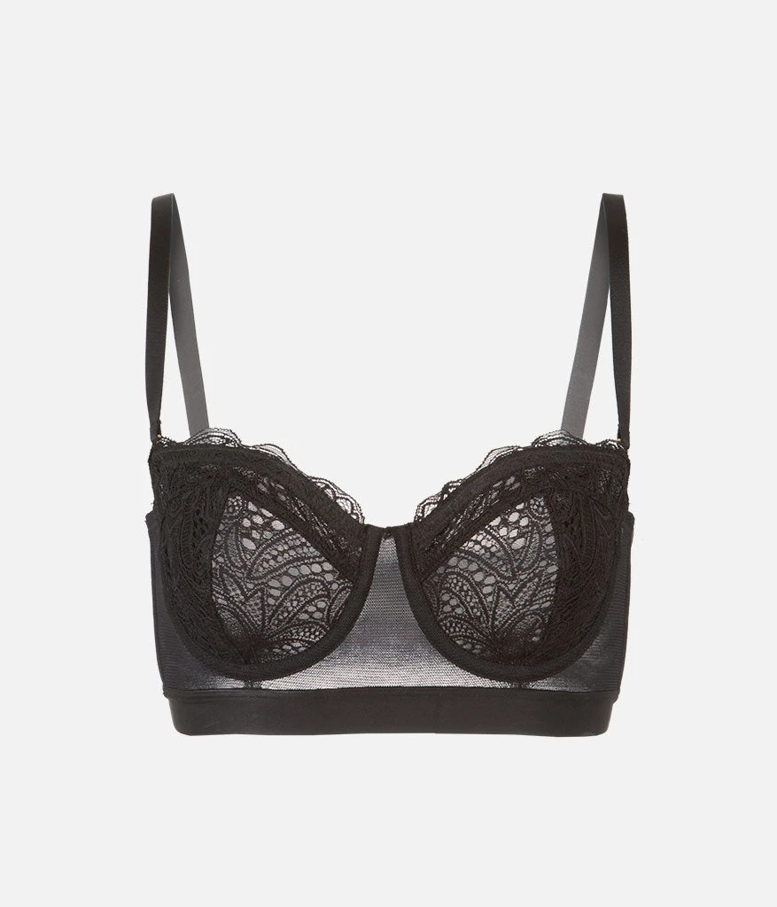 The Lace Strapless: Jet Black 8 The Lace Strapless: Jet Black - Image 8
