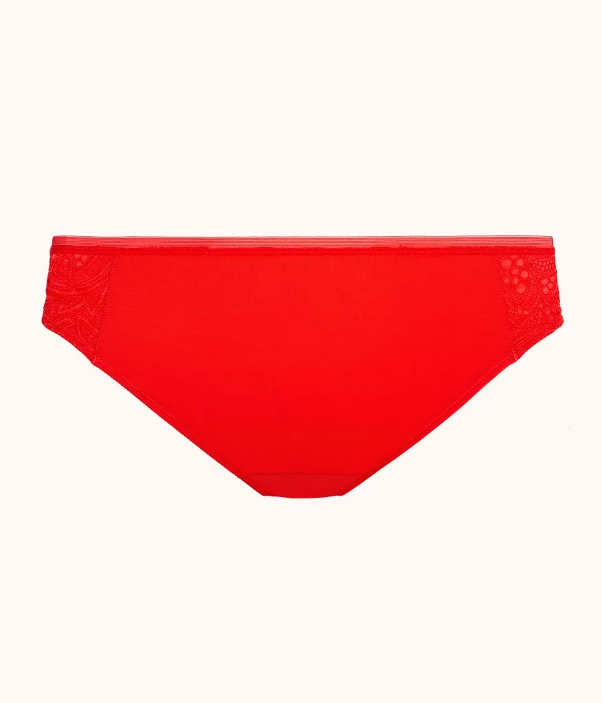 The Palm Lace Bikini: Tomato Red 5 The Palm Lace Bikini: Tomato Red - Image 5