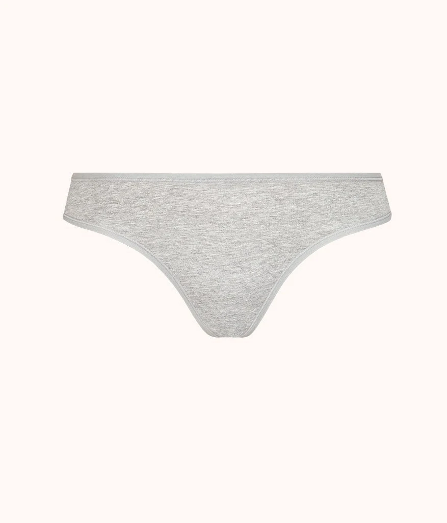 The Cotton Thong: Heather Gray 4 The Cotton Thong: Heather Gray - Image 4
