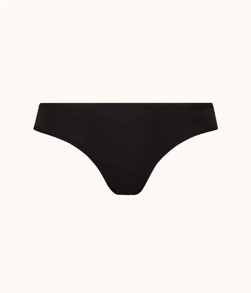 The Cotton Thong: Jet Black 1 The Cotton Thong: Jet Black